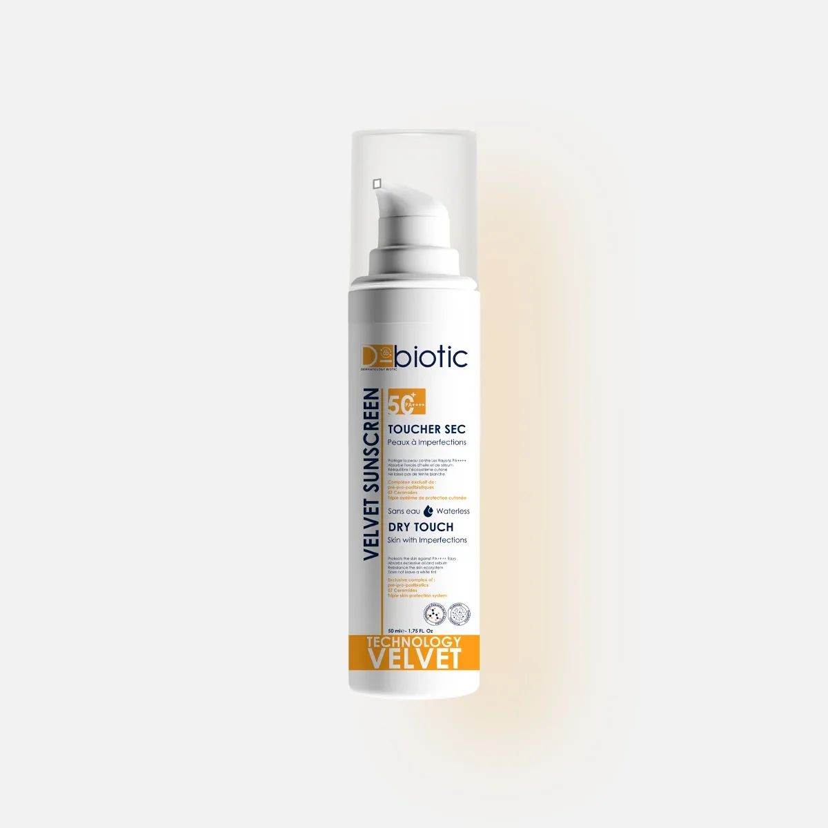 Technologie Velvet D-biotic Sunscreen