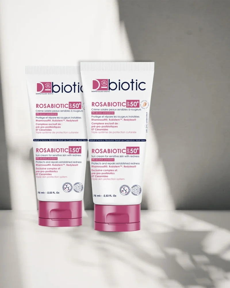 D-biotic Rosabiotic SPF 50+ pour les peaux sensibles à rougeurs